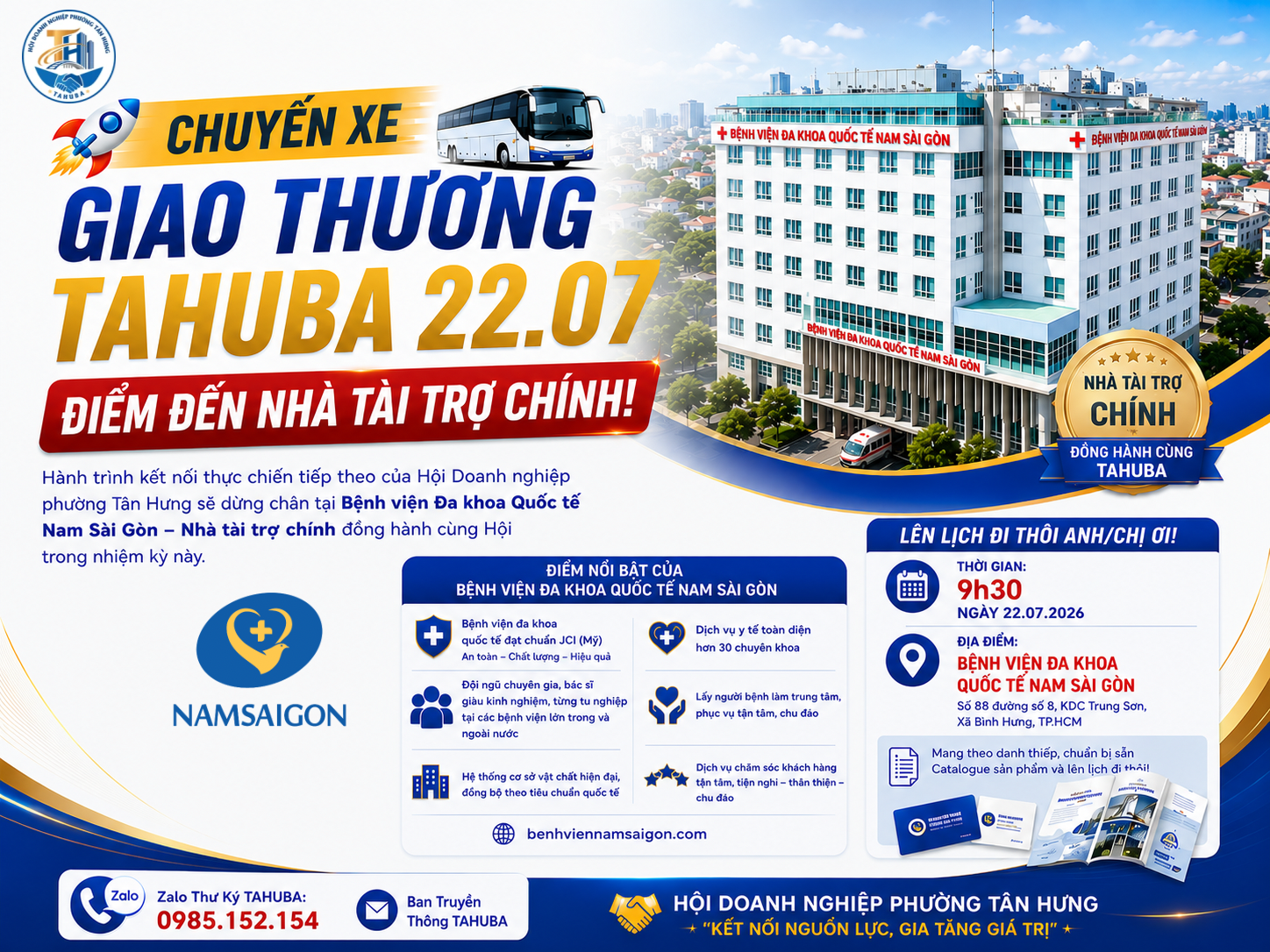 Business Tour TAHUBA, Bệnh viện Đa khoa Quốc tế Nam Sài Gòn
