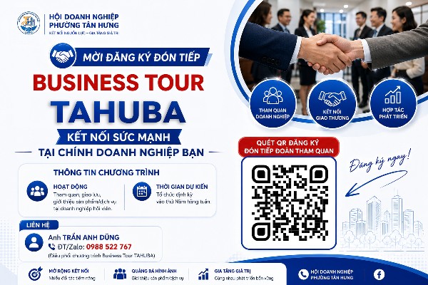 Mời Hội viên Đăng ký Đăng cai BUSINESS TOUR, Mở rộng cơ hội Kết nối và Hợp tác Kinh doanh