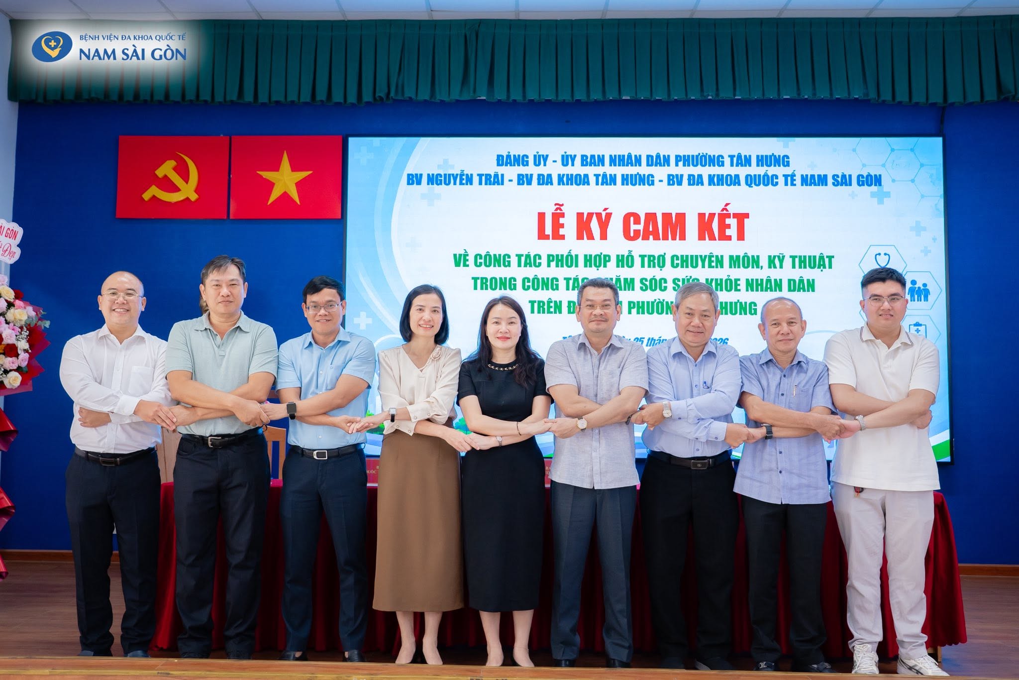Bệnh viện Đa khoa Quốc tế Nam Sài Gòn đồng hành chăm sóc sức khỏe người dân phường Tân Hưng