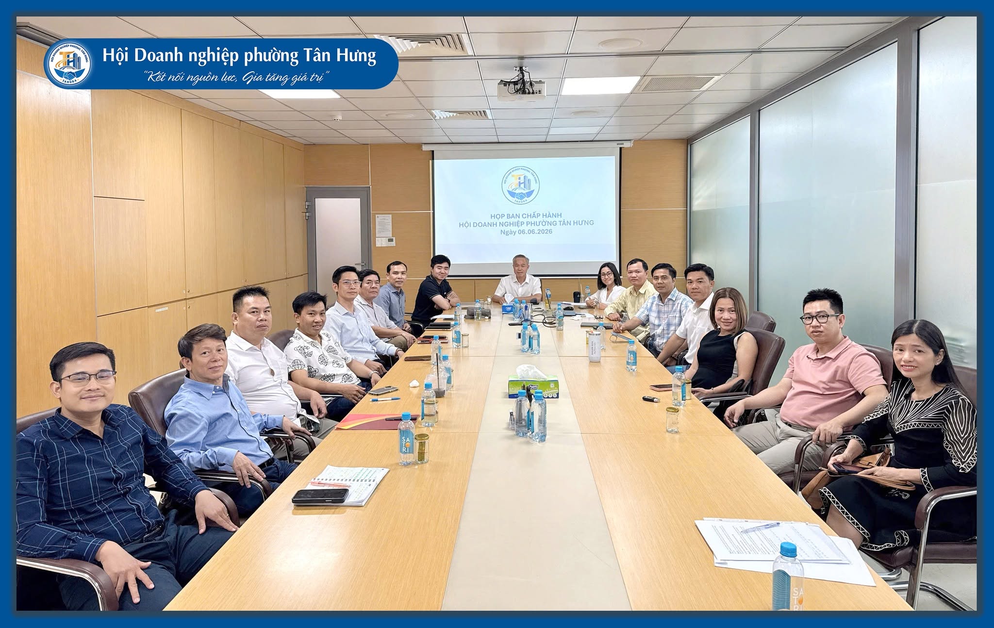 Ban Chấp hành Hội Doanh nghiệp phường Tân Hưng họp kiện toàn bộ máy tổ chức nhiệm kỳ 2026–2031