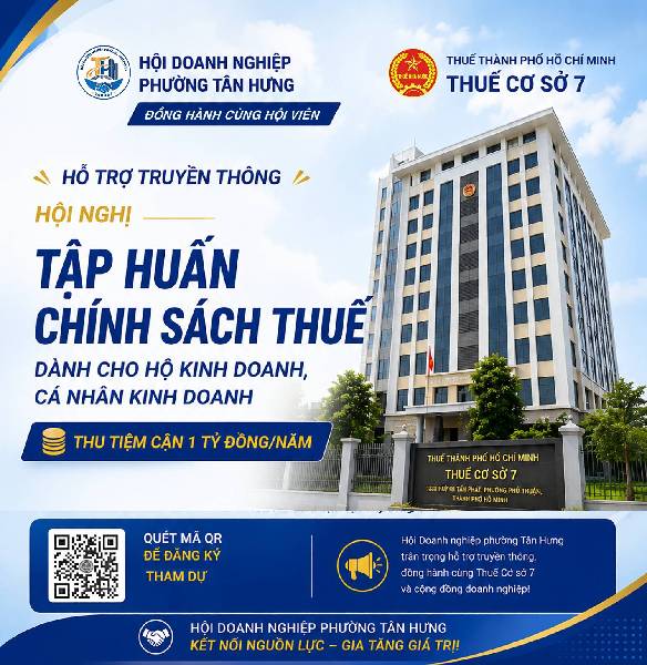 Hội nghị tập huấn Chính sách Thuế dành cho Hộ Kinh doanh, Cá nhân Kinh doanh