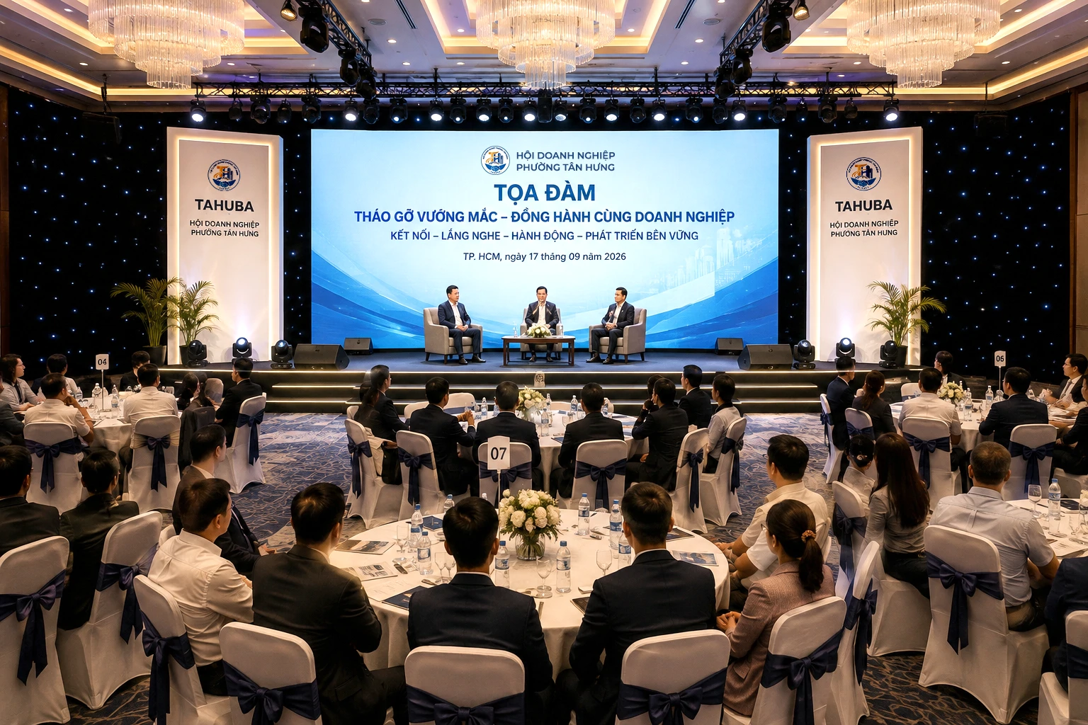 Tọa đ&agrave;m c&ugrave;ng chuy&ecirc;n gia - một trong những nội dung trọng t&acirc;m của chương tr&igrave;nh TAHUBA B2B Connect #1