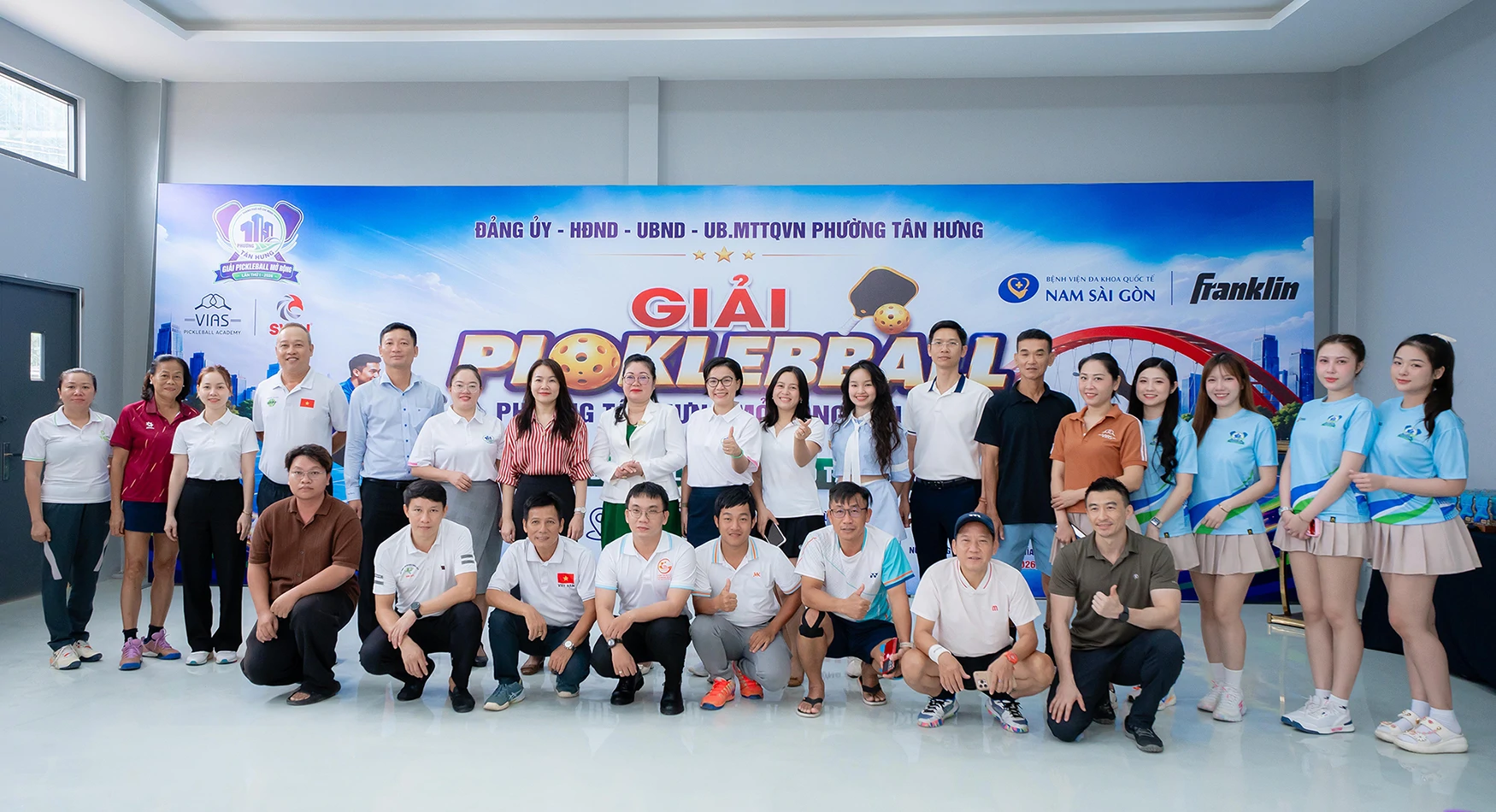 Giải Pickleball phường T&acirc;n Hưng mở rộng th&uacute;c đẩy kết nối cộng đồng