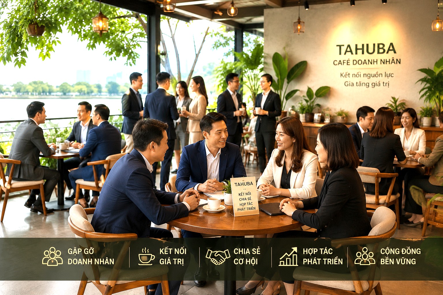 Caf&eacute; TAHUBA l&agrave; tạo tiền đề h&igrave;nh th&agrave;nh c&aacute;c Growth Team.