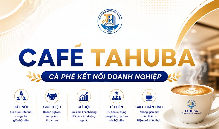 Café TAHUBA – Kết nối doanh nghiệp, hình thành Growth Team, cùng nhau phát triển