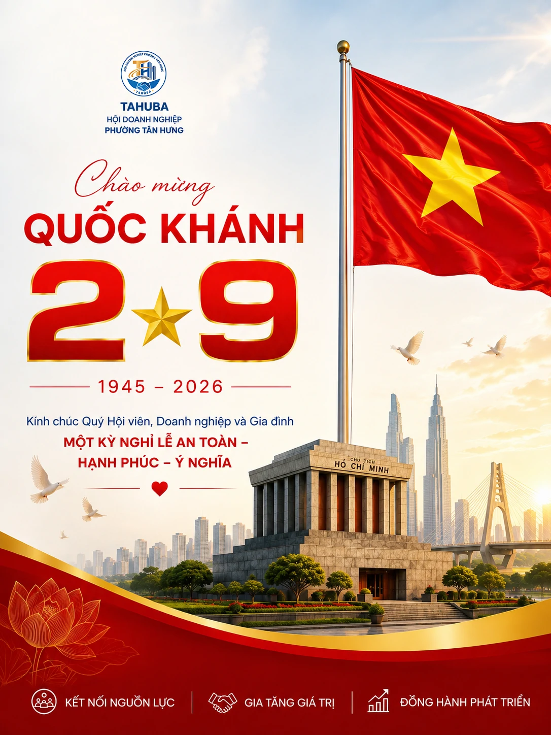 Ch&agrave;o mừng 81 năm Ng&agrave;y Quốc kh&aacute;nh nước Cộng h&ograve;a X&atilde; hội Chủ nghĩa Việt Nam