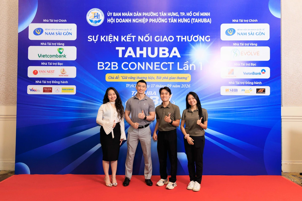 TAHUBA B2B CONNECT #01 trân trọng tri ân Nhà tài trợ Vàng – Phòng khám & Trị liệu Evolve