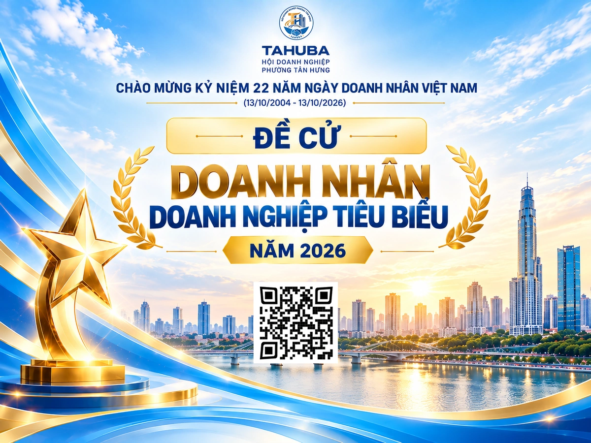 TAHUBA | Đề cử Doanh nhân – Doanh nghiệp tiêu biểu năm 2026