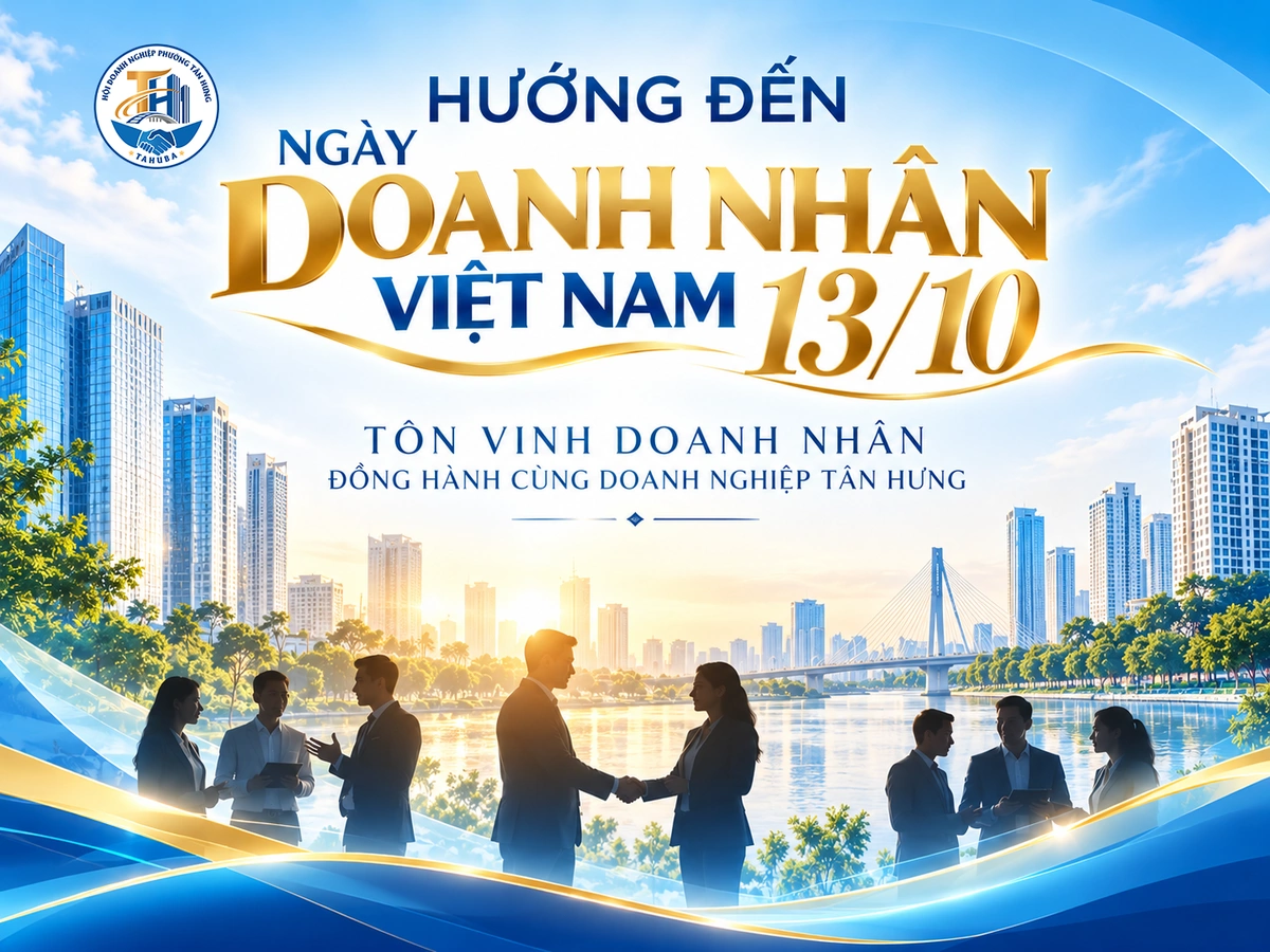 Ngày Doanh nhân Việt Nam 13/10: Tôn vinh Doanh nhân, Đồng hành cùng Doanh nghiệp phường Tân Hưng