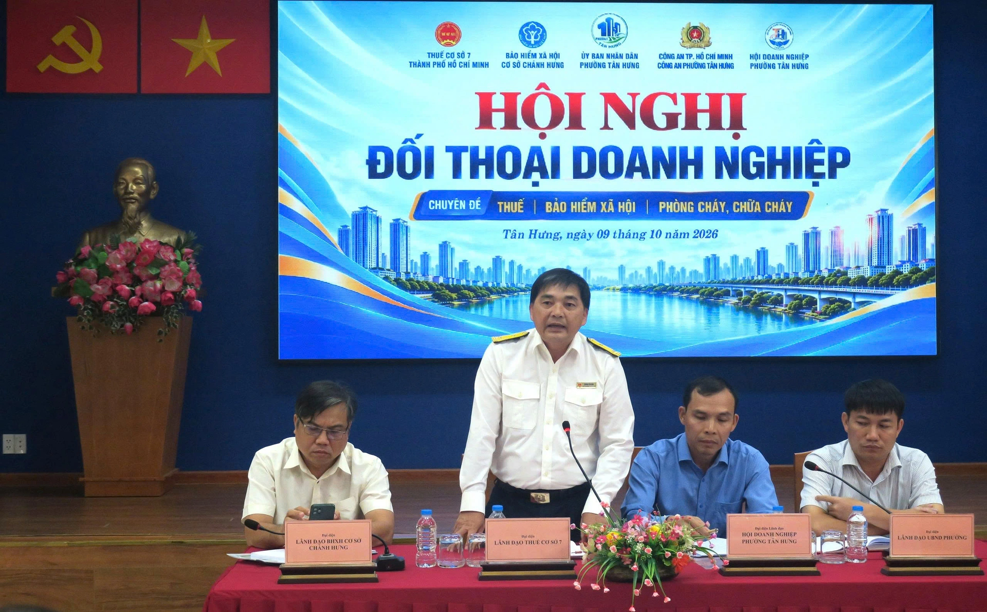Lãnh đạo Thuế Cơ sở 07 thành phố Hồ Chí Minh